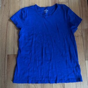 J. Crew Royal Blue Basic Short Sleeve T-Shirt